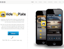 Tablet Screenshot of hidemyplate.info